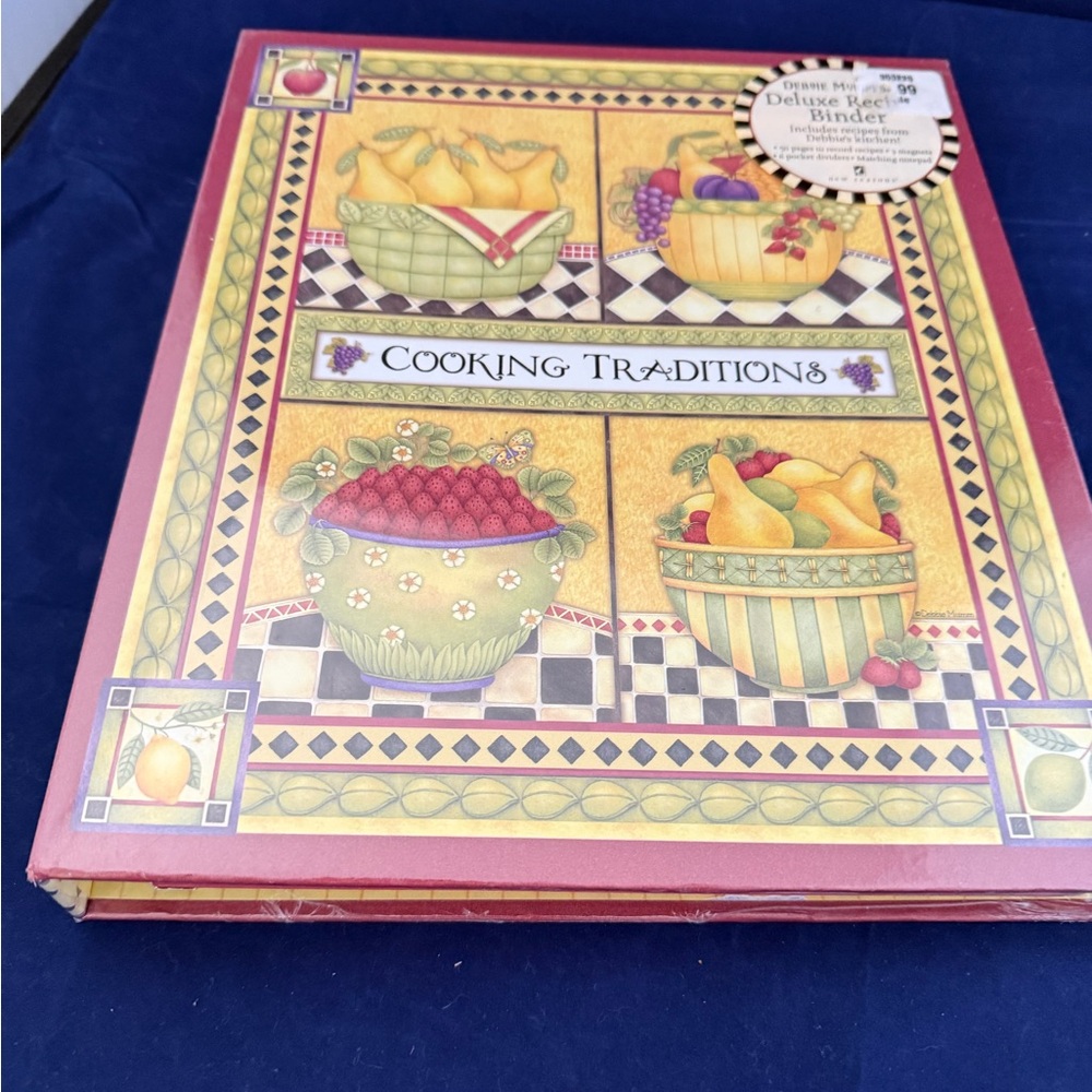 Debbie Mumm Cooking Traditions Recipe Organizer with Fruit Design